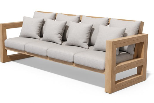 Tegning Hagesofa 4 seter massiv 2540 x 835 x 861 - Byggenkelt