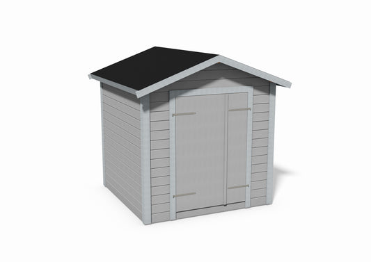 Tegning Bod 2200 x 2296 med takvinkel 20 - Byggenkelt