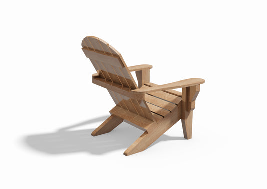 Tegning Adirondack Hagestol - Byggenkelt