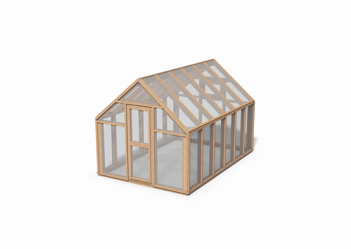 Tegning Drivhus 9 kvm - Byggenkelt