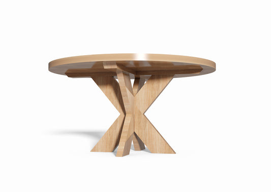 Tegning Spisebord Rundt 140 cm Diameter - Byggenkelt