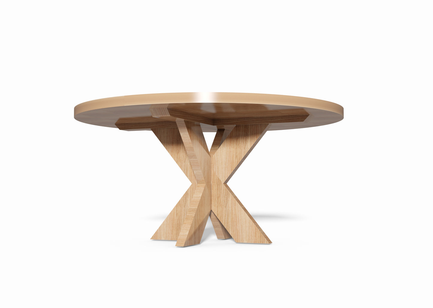 Tegning Spisebord Rundt 150 cm Diameter - Byggenkelt