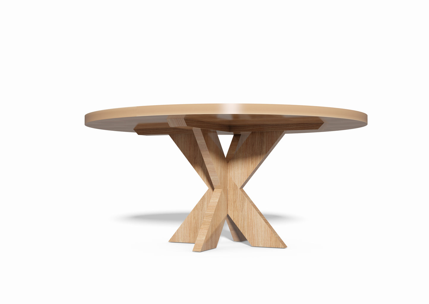 Tegning Spisebord Rundt 160 cm Diameter - Byggenkelt