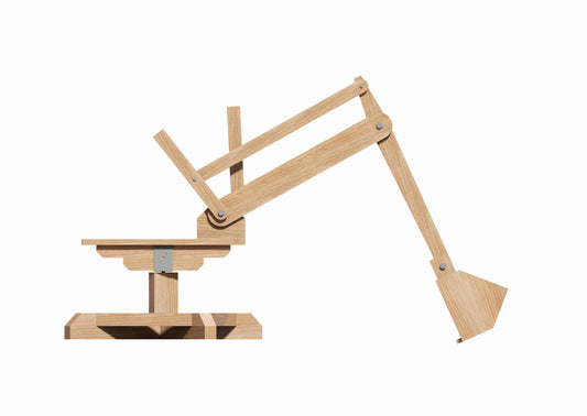 Tegning Gravemaskin 3 år og oppover - Byggenkelt