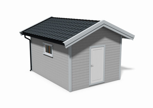 Tegning Bod 4800 x 3600 med takvinkel 22 - Byggenkelt