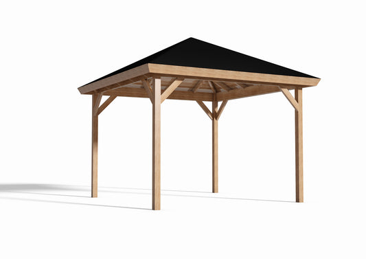 Tegning Paviljong 3000x3000x3160 - Byggenkelt