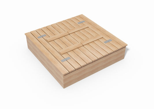 Tegning Sandkasse med lokk 1210x1210x285-001 - Byggenkelt