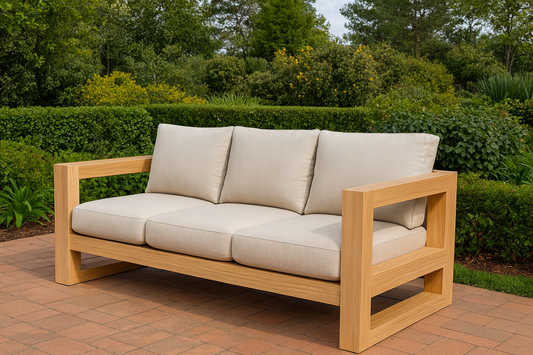 Tegning Hagesofa 3 seter massiv 1954 x 835 x 861 - Byggenkelt
