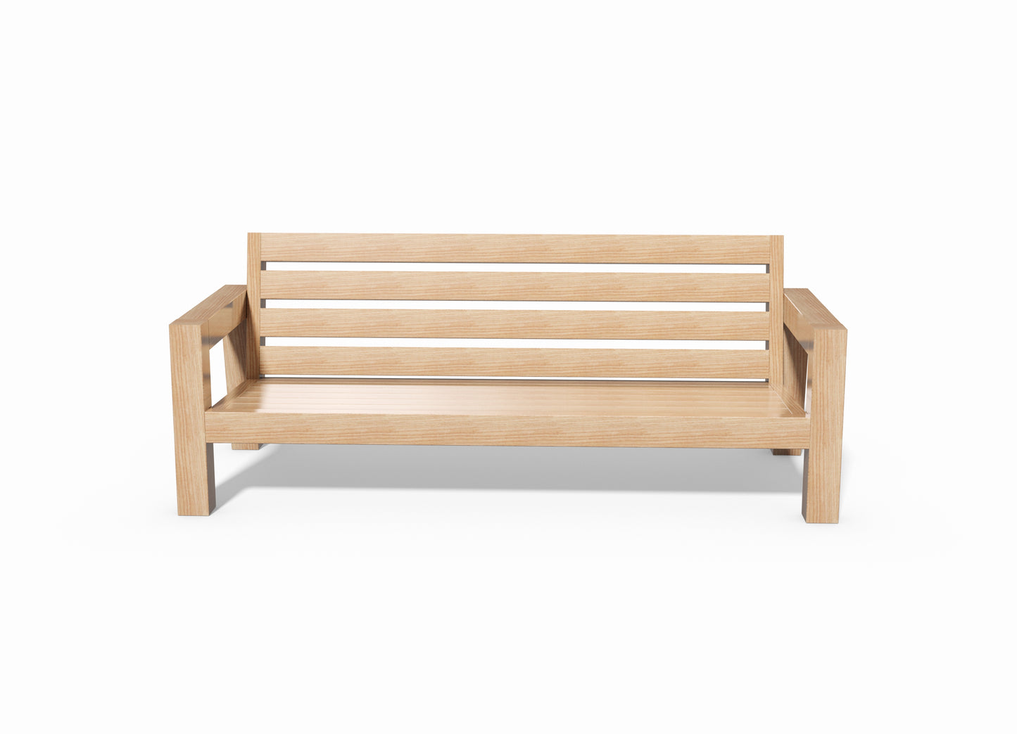 Tegning Hagesofa 3 seter 2030 x 791 x 875