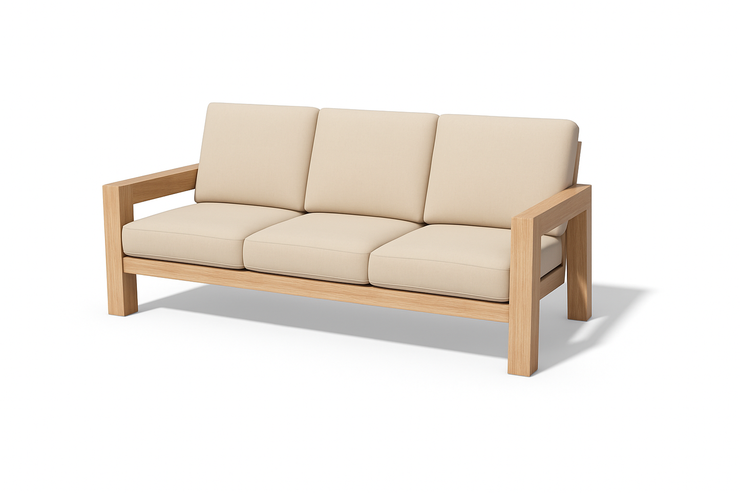 Tegning Hagesofa 3 seter 2030 x 791 x 875