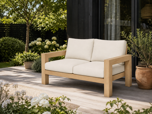 Tegning Hagesofa 2 seter 1419 x 791 x 875 - Byggenkelt