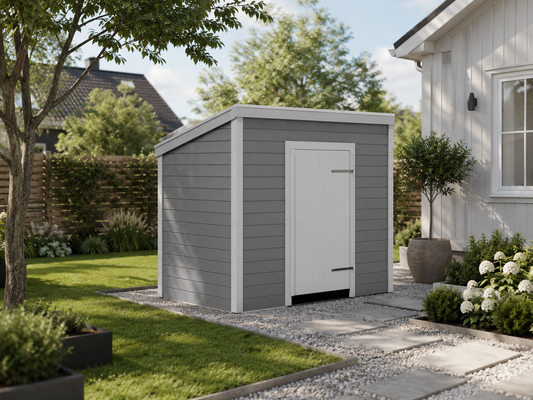 Tegning Bod 1750 x 2800 med takvinkel 15 - Byggenkelt