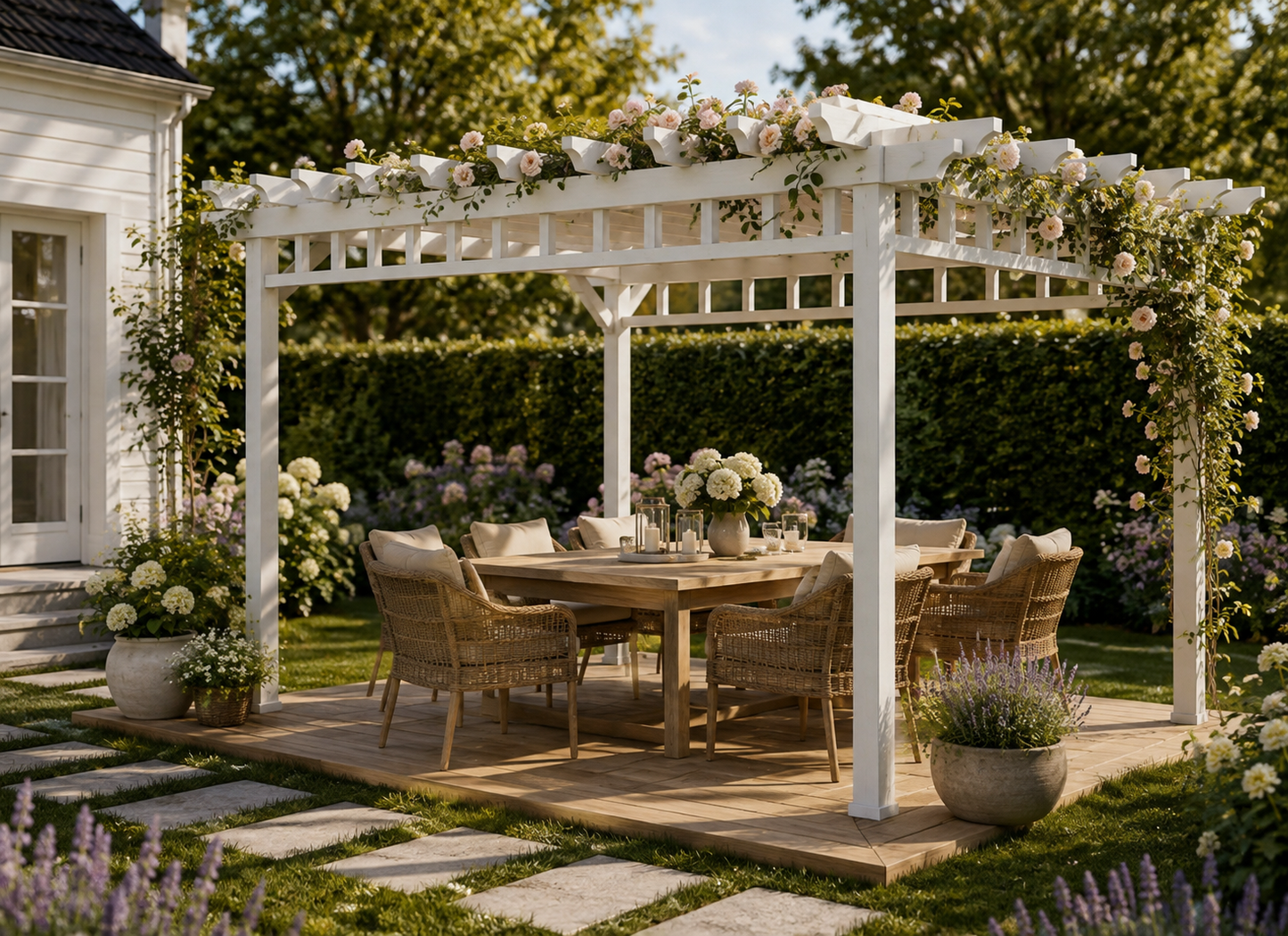 Tegning Pergola 3000 x 2500 - Byggenkelt