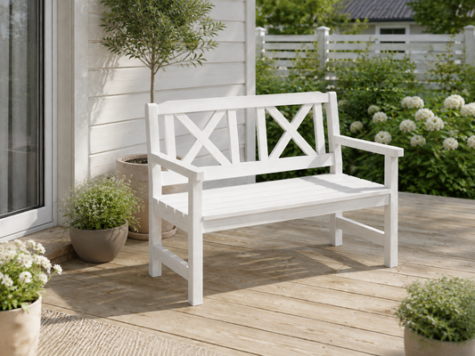Tegning Hagebenk 2 seter
