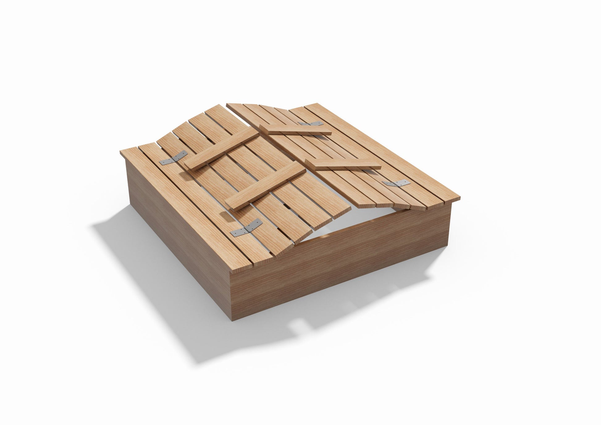 Tegning Sandkasse med lokk 1210x1210x285-001 - Byggenkelt